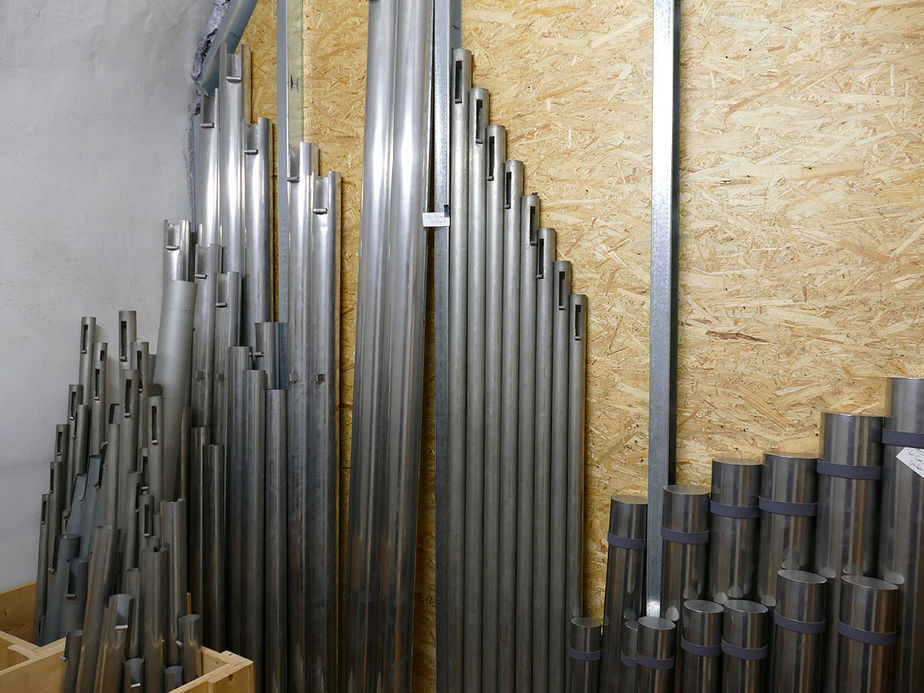 Sanierung der "Lötzerich" Orgel in St. Crescentius (Foto: Karl-Franz Thiede)